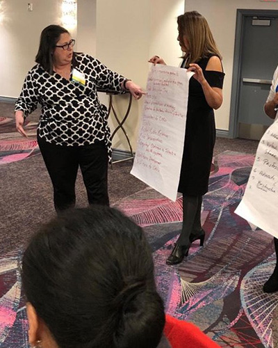 Adrianne Proeller teaches students